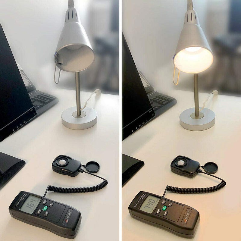LATNEX Light Meter LM-50KL Measures Lux/Fc - LED/Fluorescent, Industrial, Household, and Photography - Calibration Certificate Included - Image 4